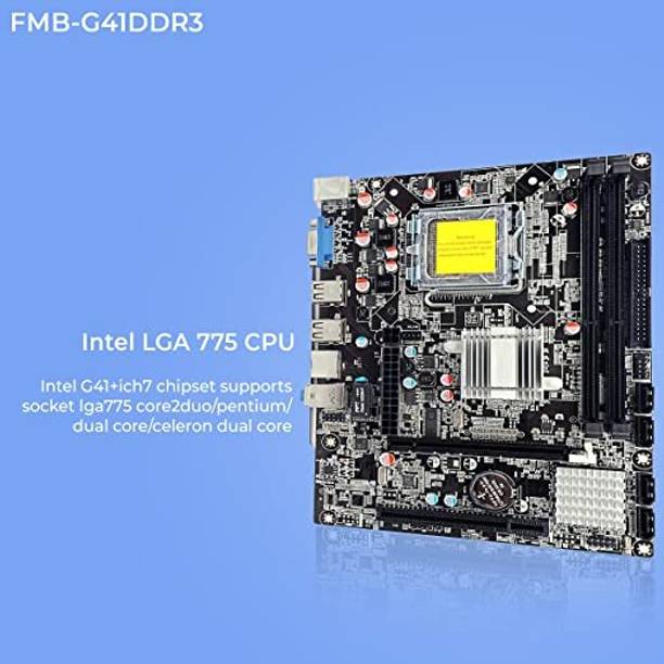 RashMove FMB-G41(DDR3) LGA 775Socket ATX Intel G41 Chipset DDR3 Motherboard for Desktop