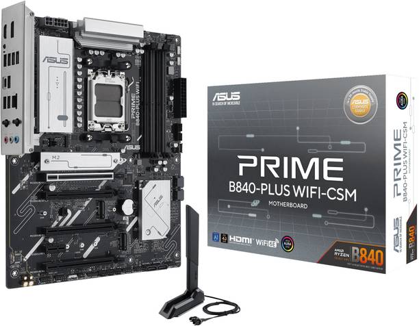 ASUS PRIME B840-Plus WIFI-CSM AM5Socket ATX AMD B840 Chipset DDR5 Motherboard for Desktop