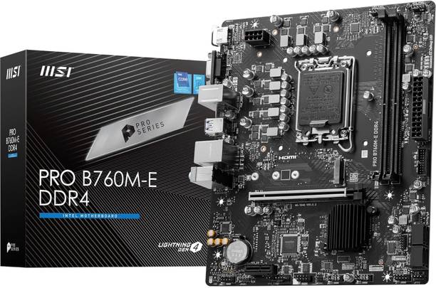 gamingcomputer PRO B760M-E DDR4 LGA 1700Socket Micro-ATX Intel B760 Chipset DDR4 Motherboard for Desktop