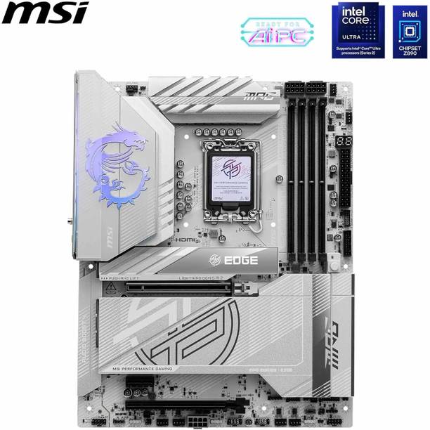 MSI MPG Z890 EDGE TI WIFI LGA 1851Socket ATX Intel Z890 Chipset DDR5 Motherboard for Desktop, Laptop, Mobile, Server, Tablet, Workstation