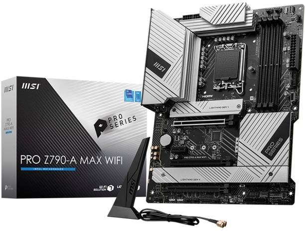 MSI PRO Z790-A MAX WIFI LGA 1700Socket ATX Intel Z790 Chipset DDR5 Motherboard for Desktop
