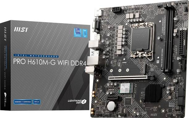 MSI PRO H610M-G WiFi DDR4 Motherboard