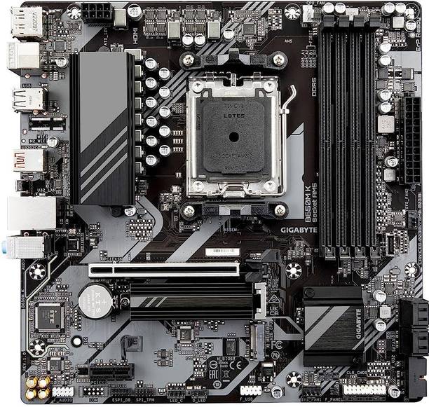 GIGABYTE B650M K AM5Socket Micro-ATX AMD B650 Chipset DDR5 Motherboard for Desktop