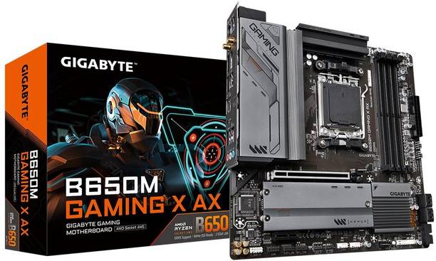 GIGABYTE B650M GAMING X AX AM5Socket Micro-ATX AMD B650 Chipset DDR5 Motherboard for Desktop
