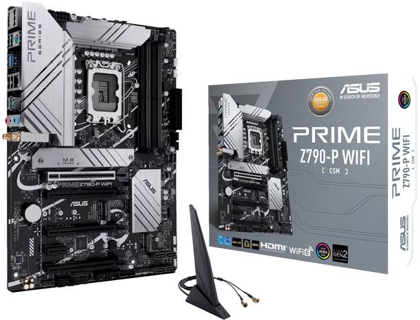 ASUS PRIME Z790 P WIFI CSM LGA 1700Socket ATX Intel Z790 Chipset DDR5 Motherboard for Desktop
