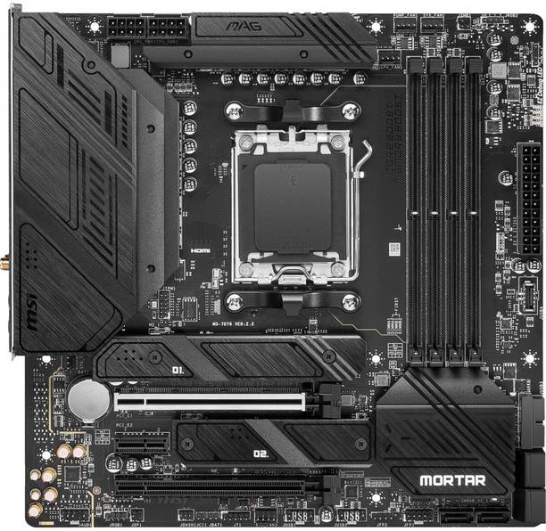 MSI ‎MAG B650M MORTAR WIFI AM5Socket Micro-ATX AMD B650 Chipset DDR5 Motherboard for Desktop