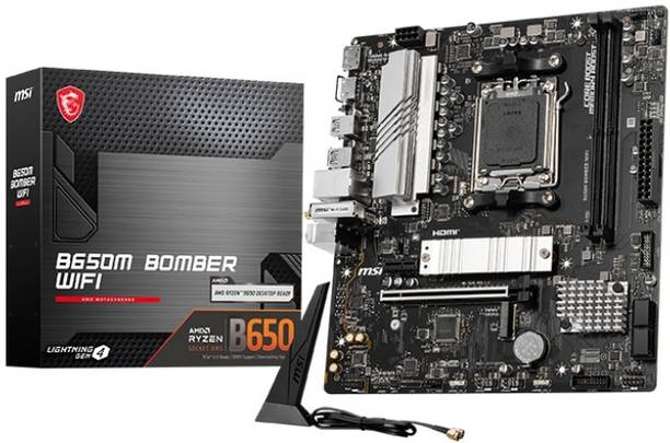 MSI B650M BOMBER WIFI AM5Socket Micro-ATX AMD B650 Chipset DDR5 Motherboard for Desktop
