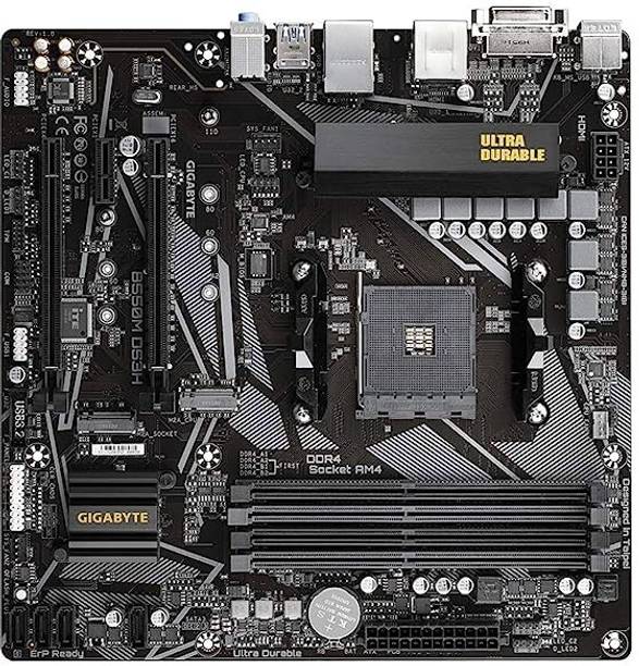 GIGABYTE B550M DS3H Ultra Durable AM4Socket Micro-ATX AMD B550 Chipset DDR4 Motherboard for Desktop