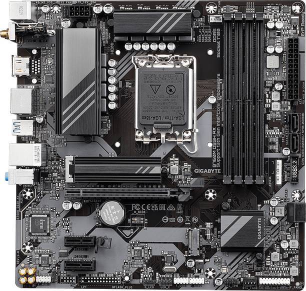 GIGABYTE B760M DS3H AX DDR5 Intel® B760 Express Chipset LGA 1700Socket Micro-ATX Intel B760 Chipset DDR5 Motherboard for Desktop