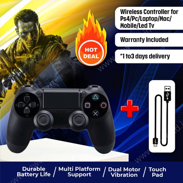 HG WORLD Playstation Dualshock 4 Joystick Wireless for PS4 With USBCable Gamepad  Motion Controller