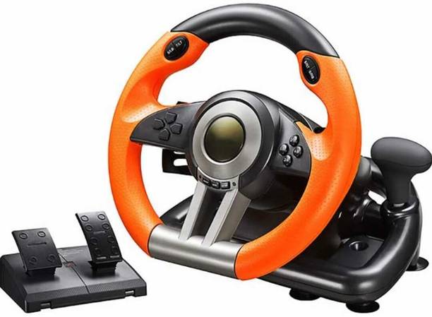 Clubics V3Steering Wheel and Pedals with Brake Pedal Set Racing Controller Racing Game  Motion Controller