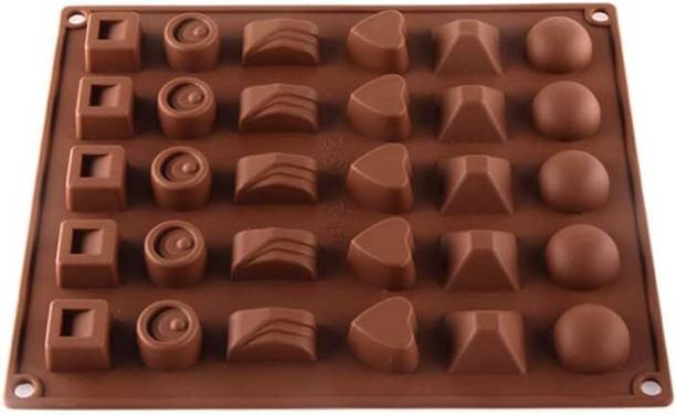 V Bright Silicone Chocolate Mould 30