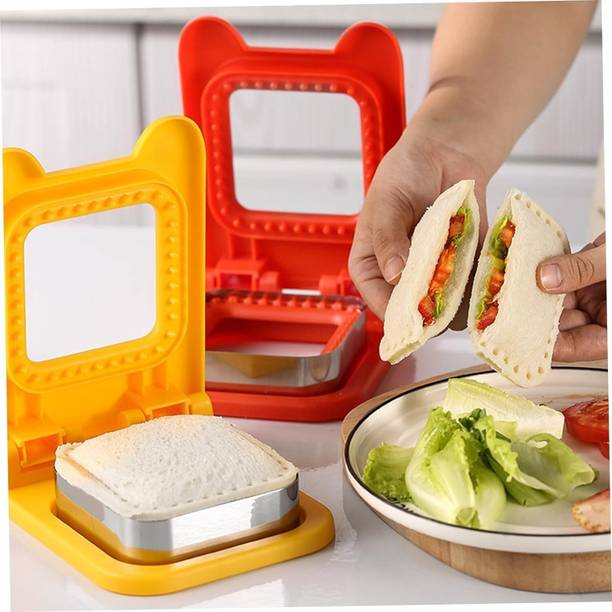 Sandwich Maker Cutter & Sealer Set For Kids Lunch Sandwiches Toast Mould Maker Cookie Cutter