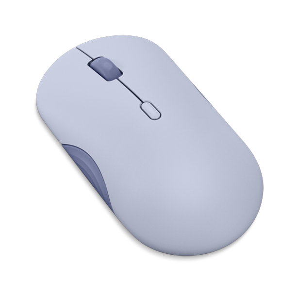 Lenovo 350 Wireless Ambidextrous Optical Mouse with Upto 2400 DPI (3-Level Adjustable Sensitivity), Silent Click Switches, Multi-Pairing, Up to 36 Months Battery Life, Compact Travel Design