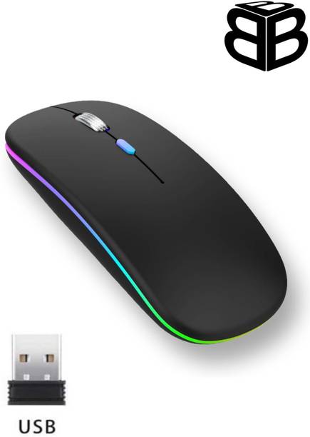 Triple B 2.4GHz Mouse Works on 2 Devices Wireless Optical  Gaming Mouse  with Bluetooth