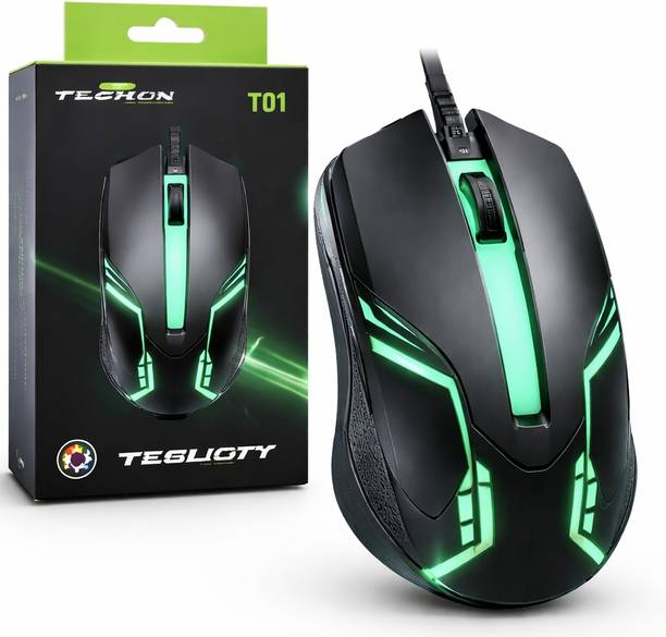 TECHON T01 Wired Right Handed Optical Gaming Mouse