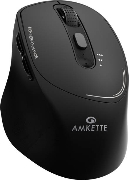 AMKETTE Hush Pro Epic Wireless Ambidextrous Optical Mouse  with Bluetooth