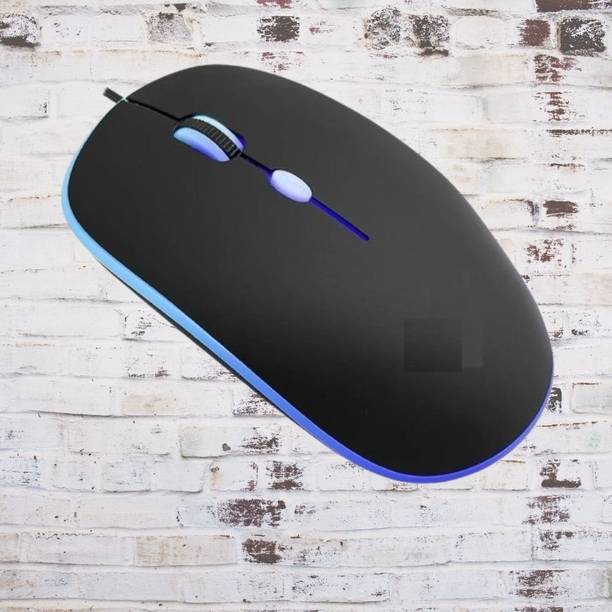 MAKMONI Computer Mouse Wired, Silent USB Mouse - Slim & Compact USB Mouse MB94 Wired Right Handed Optical  Gaming Mouse