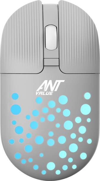 Ant Value FKAPU05 / Silent, Adj. DPI, RGB Lights Wireless Ambidextrous Optical Mouse  with Bluetooth