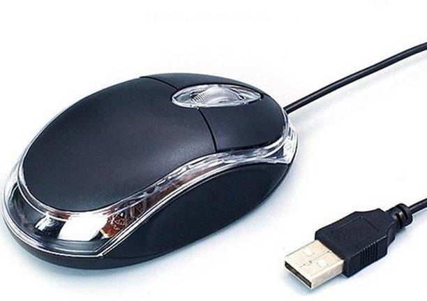 SOJUBA New Wired USB optical Mouse for Laptop, Mouse for Computer, Mouse for Desktop Wired Ambidextrous Optical  Gaming Mouse