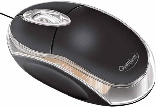 Pritimo Wired Mouse Wired Optical Mouse (USB 2.0, Black) Wired Ambidextrous Optical  Gaming Mouse