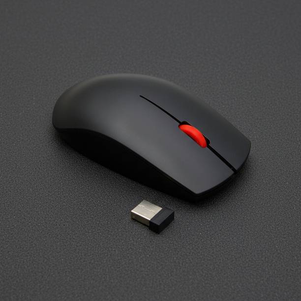 LAZYwindow Wireless Optical Mouse with 2.4GHz, USB Nano Dongle - High Precision 1600 DPI Wireless Ambidextrous Optical Mouse