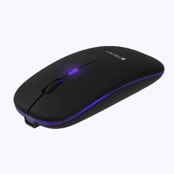 ZEBRONICS Zeb BlancDual Mode (2.4GHz + BT) Wireless Left Handed Optical  Gaming Mouse  with Bluetooth