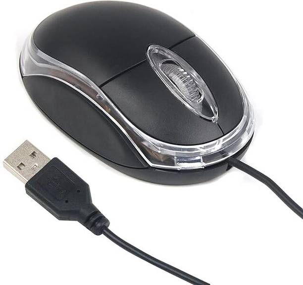 SANEHA OPTICAL MOUSE FOR COMPUTER Wired Ambidextrous Optical  Gaming Mouse