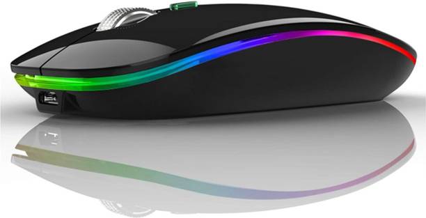 Dezful Rechargeable Croma Bluetooth mouse Wireless Ergonomic Optical Mouse  with Bluetooth