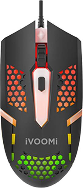 D25 Wired Gaming Mouse with RGB LED, Lightweight and Durable Design with 1.5M Wire Wired Ambidextrous Optical  Gaming Mouse
