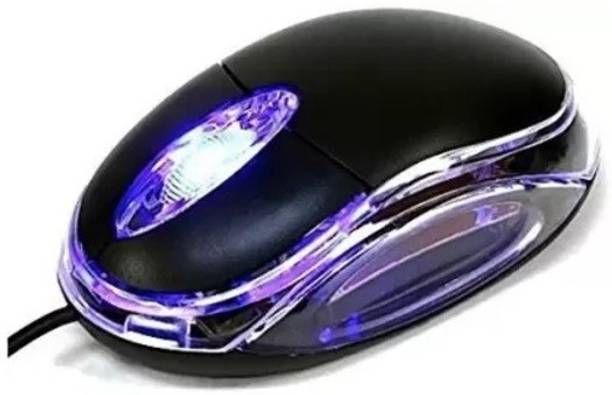 NPU Stylish USB Wired Gaming Mouse With Lighting For Laptop, PC_NP19 Wired Ambidextrous Optical  Gaming Mouse