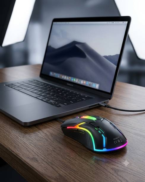 Rajguru s028 Wired Ergonomic Optical  Gaming Mouse