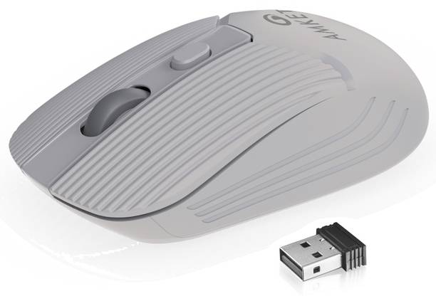 AMKETTE Acura Silent Switch, 3 DPI Settings, Smart Auto Sleep Wireless Optical Mouse