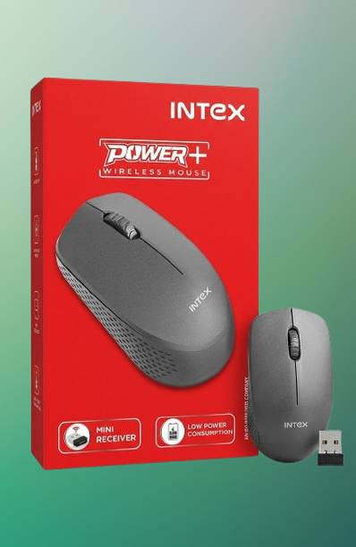 Intex Wireless Mouse | Ergonomic, 2.4GHz Cordless Optical Mouse with USB Nano Receiver Wireless Ergonomic Touch Mouse With Bluetooth