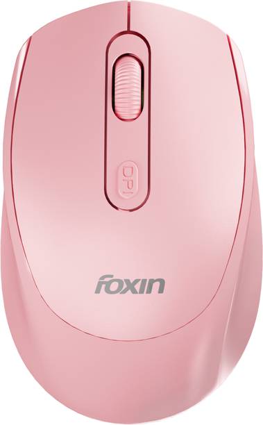 Foxin Flow Wireless Mouse with Rechargeable Battery, 4 Buttons, 800/1200/1600 DPI Wireless Ergonomic Optical Mouse  with Bluetooth