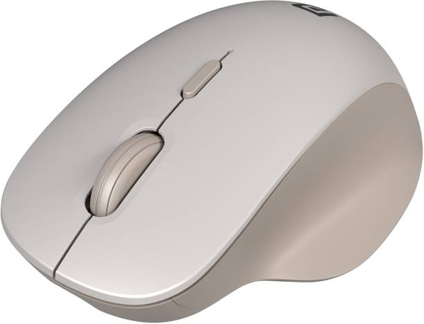 Portronics ToadGo Wireless Rechargeable Mouse,Thumb Rest,Bluetooth + 2.4 GHz Connectivity Ergonomic Optical Mouse
