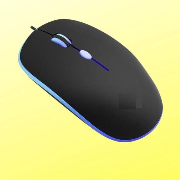 MAKMONI Computer Mouse Wired, Silent USB Mouse - Slim & Compact USB Mouse MB88 Wired Right Handed Optical  Gaming Mouse