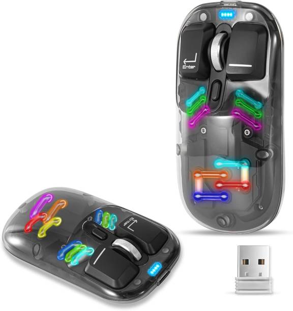 Etzin Wireless Mouse Tri-Mode 2.4GHz/BT5.0/BT5.0 Bluetooth EPL-1276KM Wireless Ambidextrous Laser  Gaming Mouse  with Bluetooth