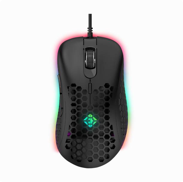 Cosmic Byte Spectrum RGB, 66grams, 12800DPI, 1000Hz Polling, 10M Switches, Software Support Wired Ambidextrous Optical Gaming Mouse