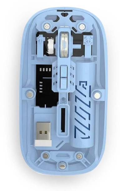 SHARNGA Transparent Wireless Mouse [Battery Level Visible] Bluetooth Rechargeable Mouse Wireless Touch  Gaming Mouse  with Bluetooth