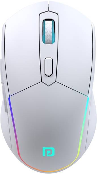 Portronics Toad One Bluetooth Wireless Mouse with 6 Buttons, RGB Lights, Rechargeable Wireless Ambidextrous Optical Mouse  with Bluetooth
