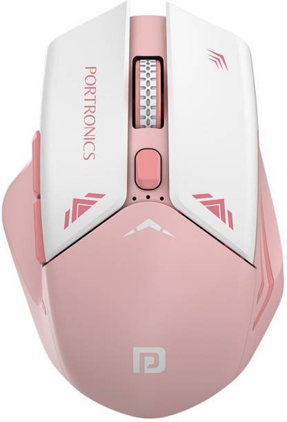 Portronics Vader Pro Wireless Gaming Mouse with 6 Buttons, Thumb Comfort, Adjustable DPI Wireless Ambidextrous Optical Mouse