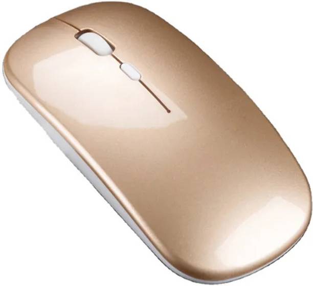 Dezful wireless mouse gold Wireless Ambidextrous Optical Mouse