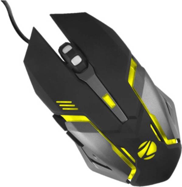 AnuragFashion Gaming Mouse Wired Ambidextrous Optical 6 Buttons, Thumb Support, RGB Lights Wired Right Handed Optical  Gaming Mouse