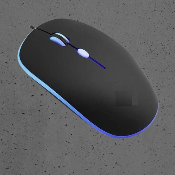 MAKMONI Computer Mouse Wired, Silent USB Mouse - Slim & Compact USB Mouse MB21 Wired Right Handed Optical  Gaming Mouse