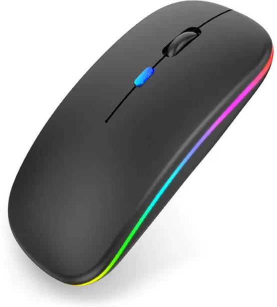 UrbanVolt Ultra Thin Rechargeable Mouse | Type-C Charging | Silent & Compact Design Wireless Ergonomic Optical  Gaming Mouse  with Bluetooth