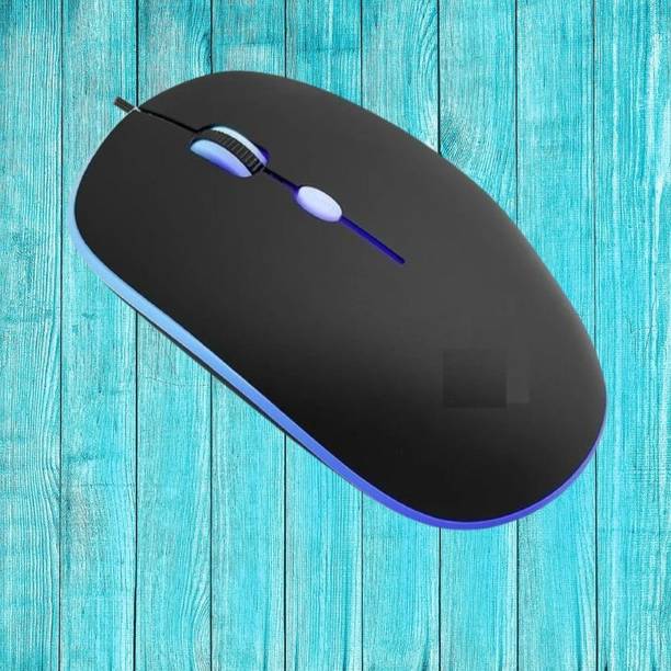 MAKMONI Computer Mouse Wired, Silent USB Mouse - Slim & Compact USB Mouse MB53 Wired Right Handed Optical  Gaming Mouse