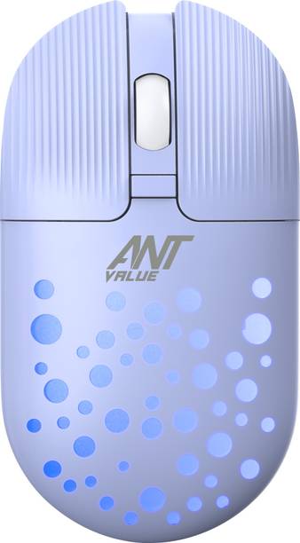 Ant Value FKAPU05 / Silent, Adj. DPI, RGB Lights Wireless Optical Mouse  with Bluetooth