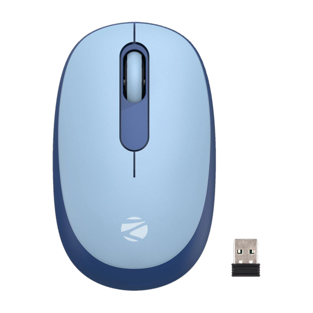 ZEBRONICS Zeb - GROOT (BLUE) Ambidextrous Optical Mouse Wireless Mouse, 1600DPI, Silent Ergonomic with 2 Years Warranty With Bluetooth