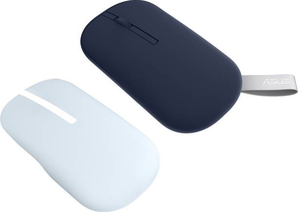 ASUS Marshmallow MD100 /Adj. DPI,2 in 1 color with Swappable magnetic top,Silent Wireless Ambidextrous Optical Mouse  with Bluetooth